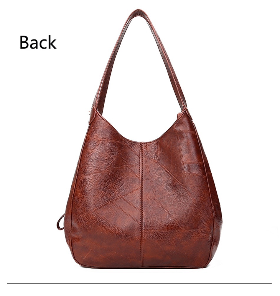 2019 New Vintage Leather luxury handbags women bags designer bags famous brand women bags Large Capacity Tote Bags for women sac