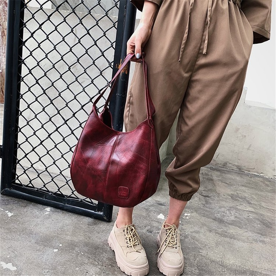 2019 New Vintage Leather luxury handbags women bags designer bags famous brand women bags Large Capacity Tote Bags for women sac 2019 New Vintage Leather luxury handbags women bags designer bags famous brand women bags Large Capacity Tote Bags for women sac