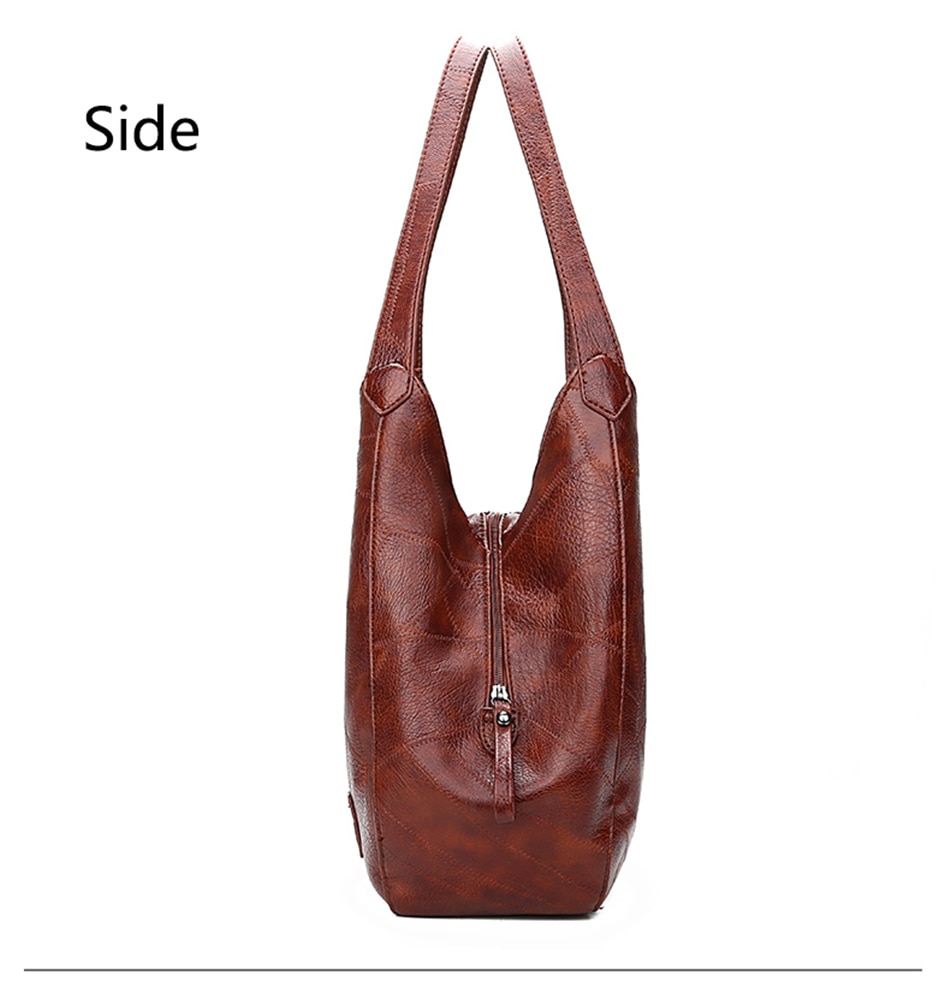 2019 New Vintage Leather luxury handbags women bags designer bags famous brand women bags Large Capacity Tote Bags for women sac