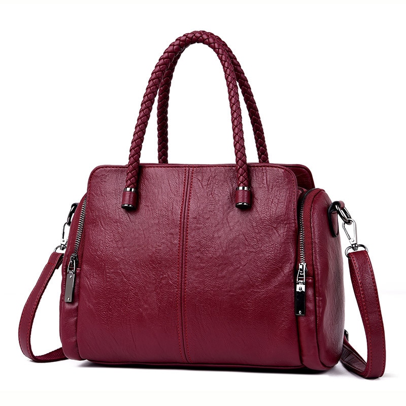 Casual Tote Bag Leather Luxury Handbags Women Bags Designer Handbags High Quality ladies Crossbody Hand Bags For Women 2019 Sac